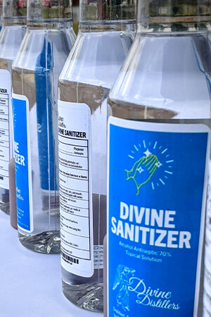 Refill Bottle of Liquid Sanitizer